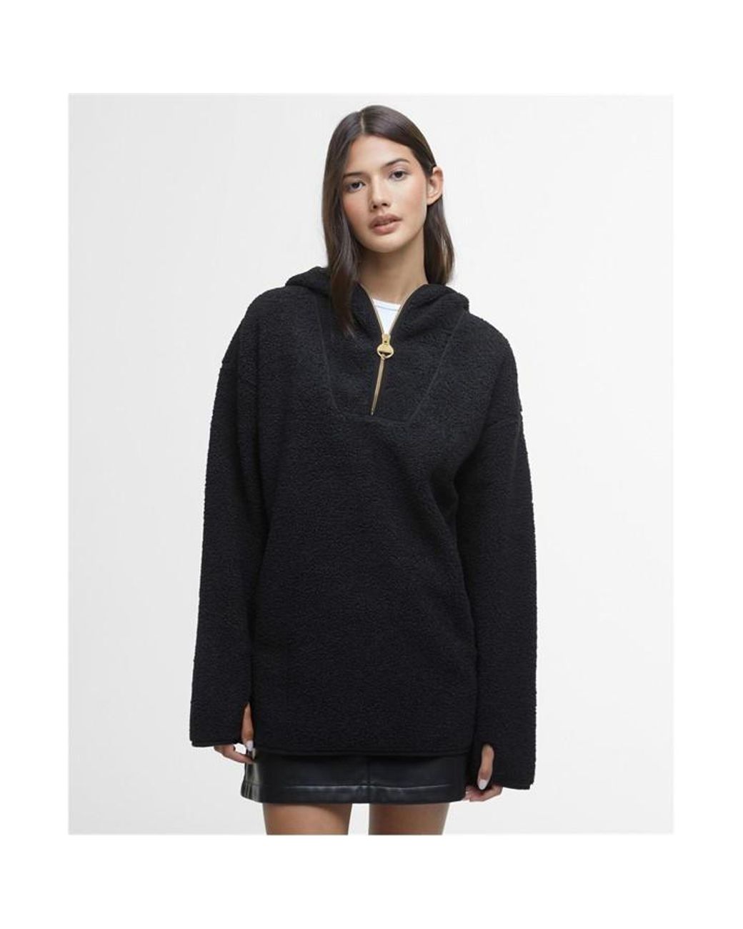 Barbour Black Boston Fleece