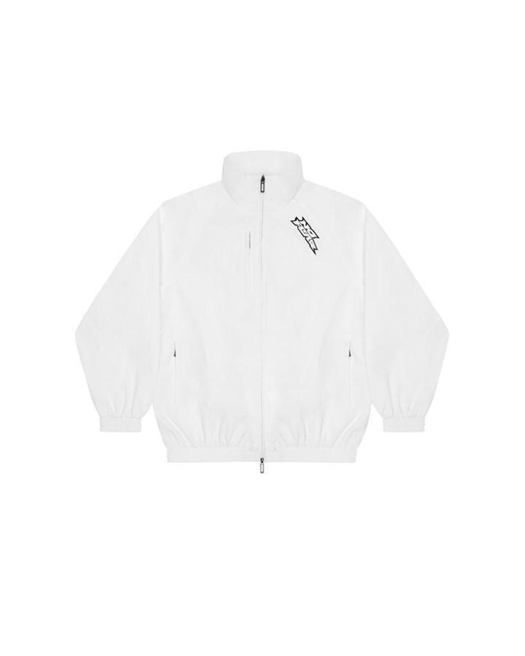 No Fear White Nylon Tracksuit Jacket for men