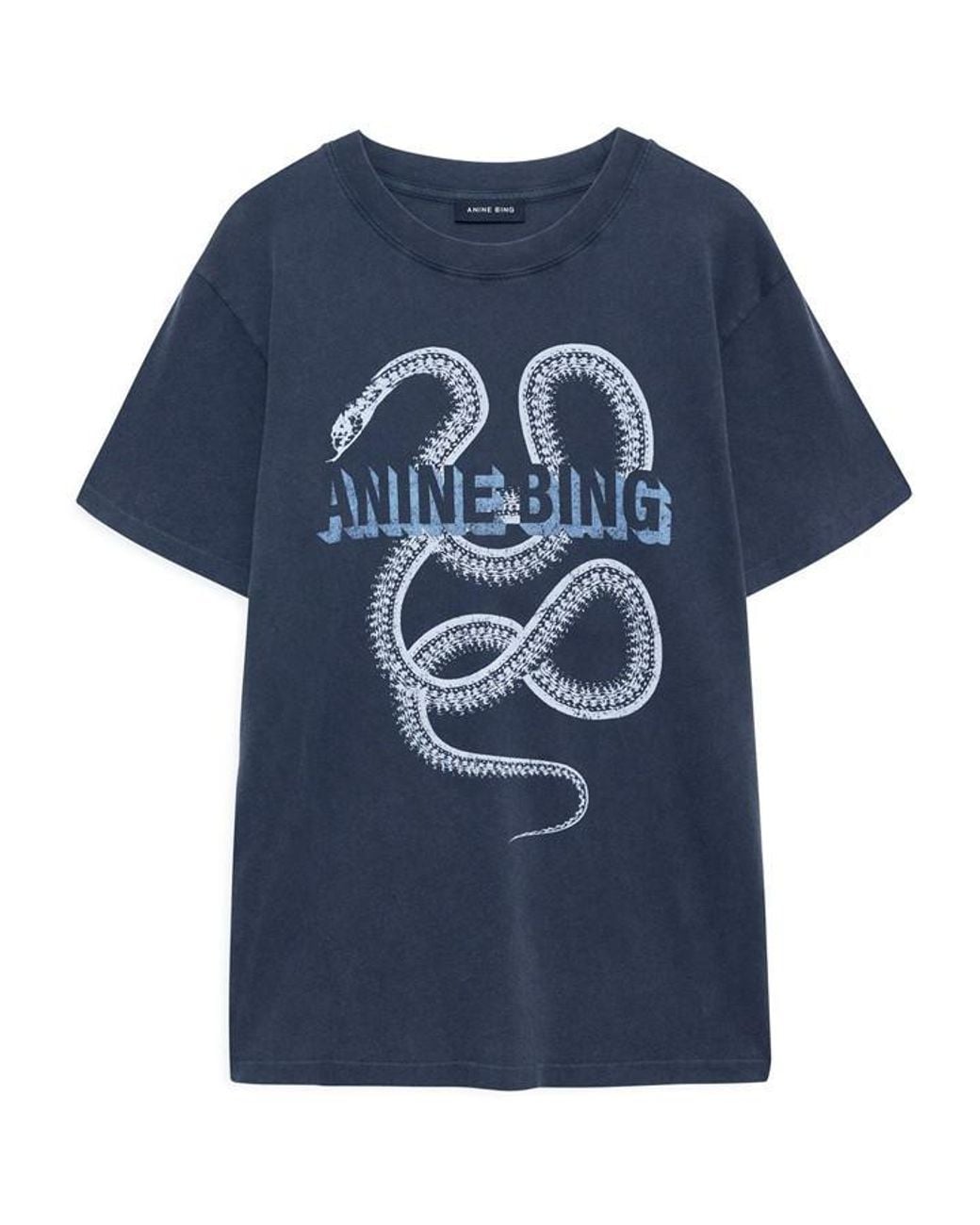Anine Bing Blue Lili T-Shirt