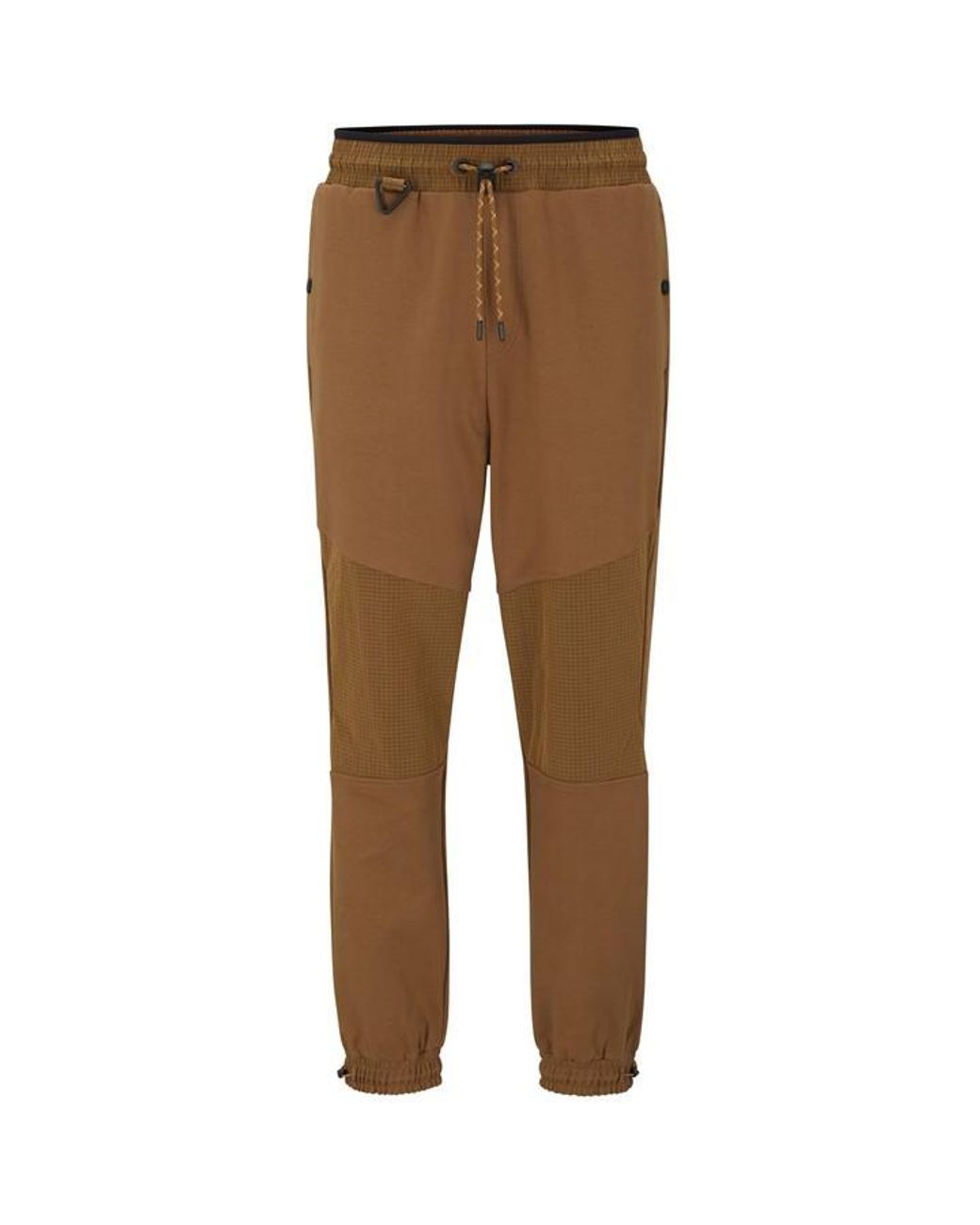 Boss Brown Sipstop Closed Hem Jersey Jogger for men