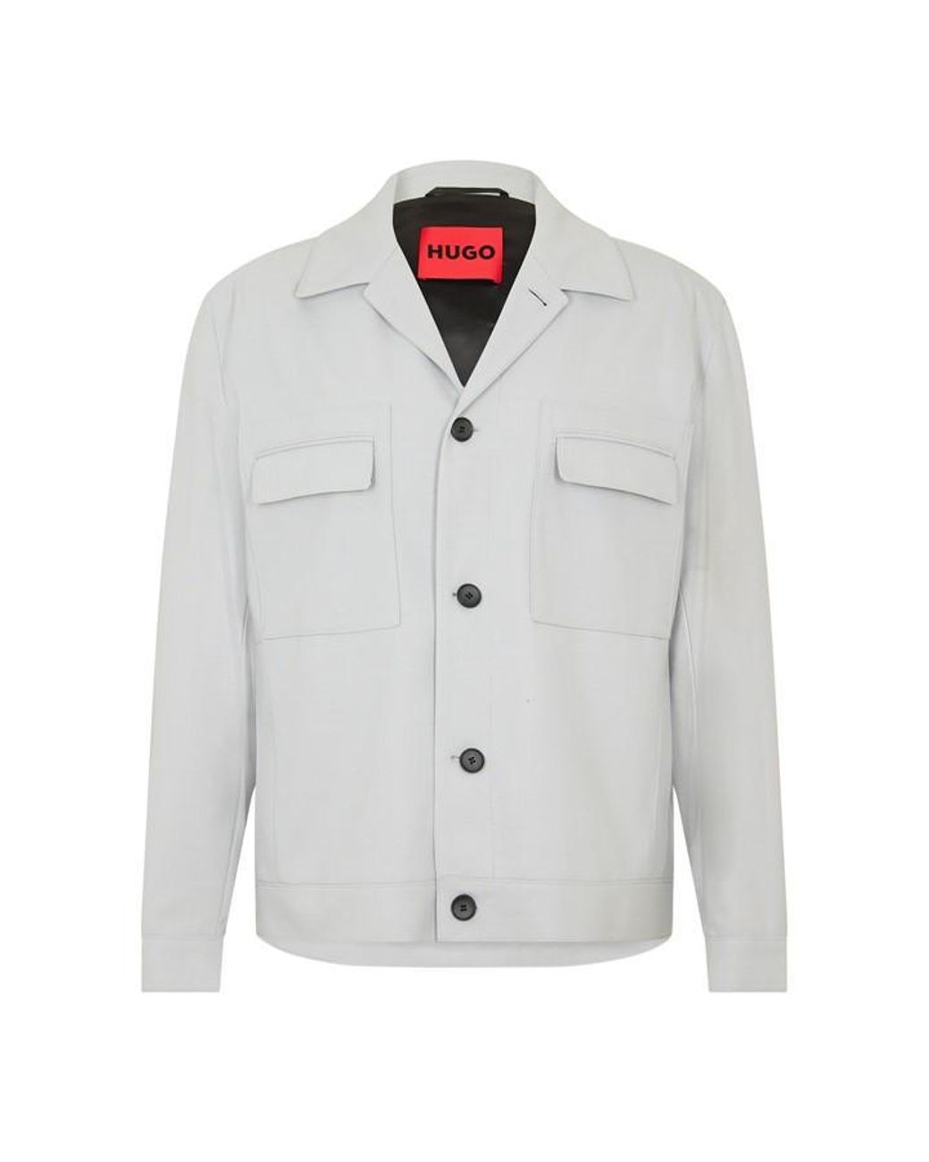 HUGO Gray Juliano243F1 Blazer for men