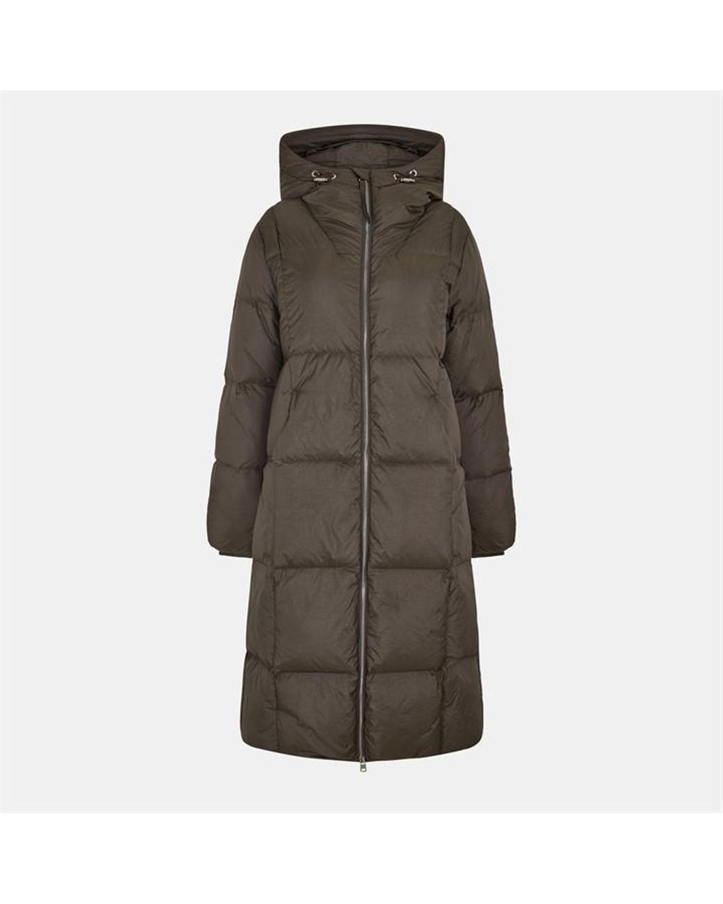 Varley Brown Katya Long Down Puffer