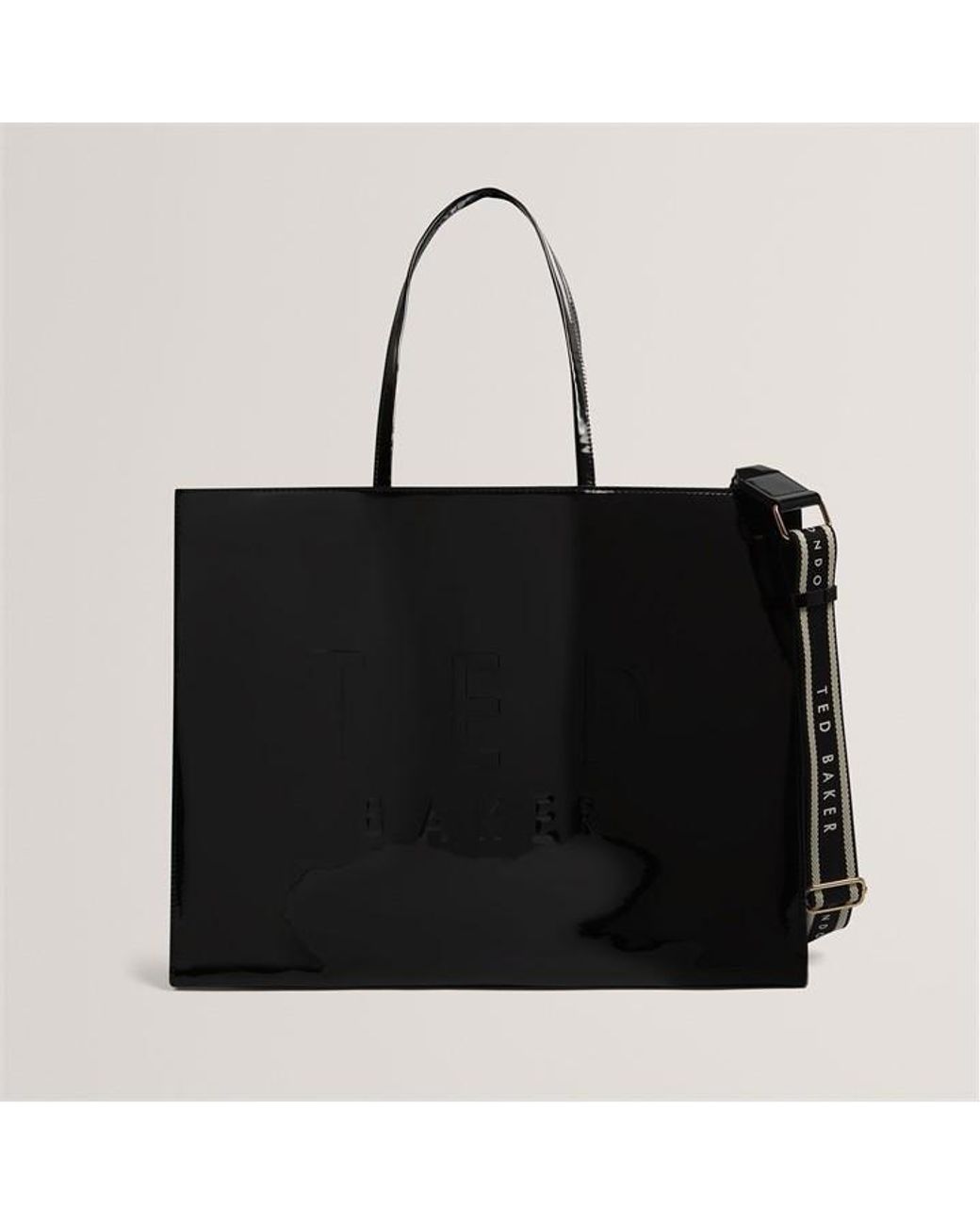 Ted Baker Black Ted Web Xl Icon Bag