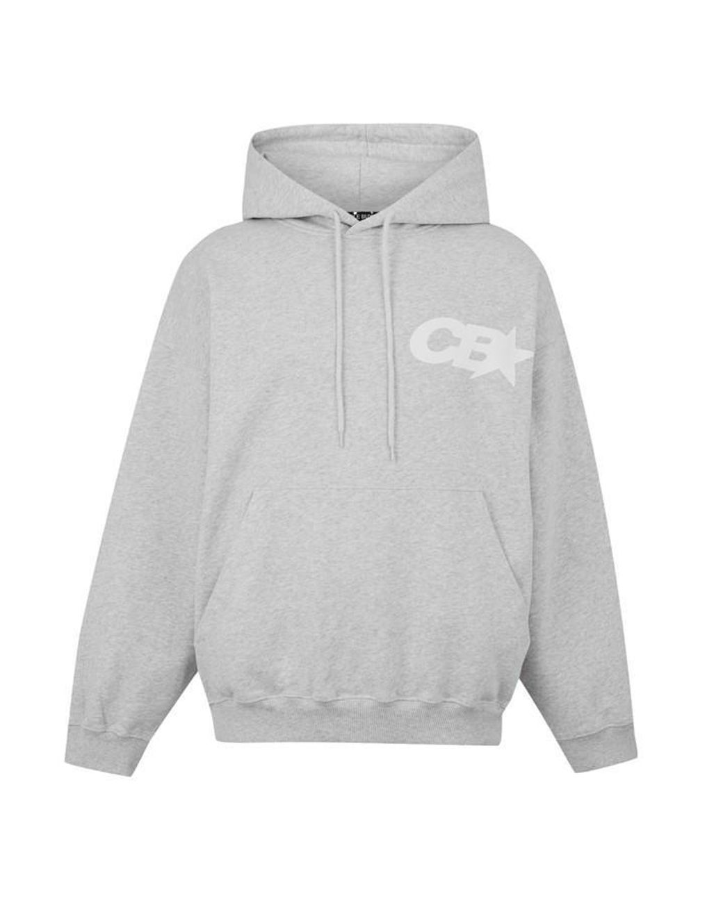 Cole Buxton Gray Star Racing Pullover Hoodie for men