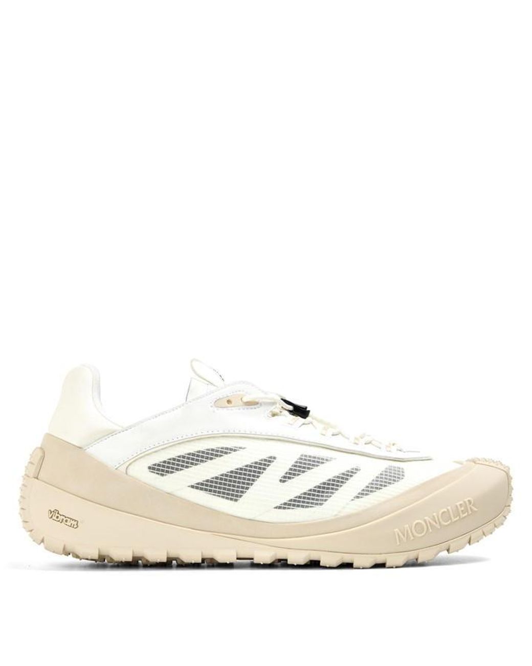 Moncler White Low-Top Trainers for men