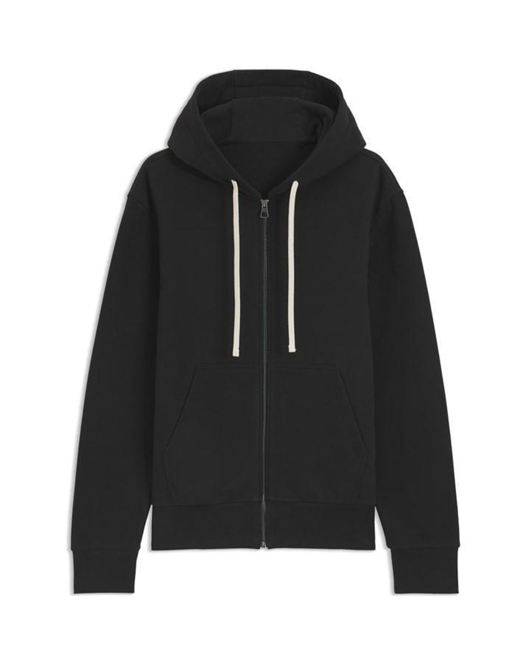 Boss Black Full Zip Cotton Long Sleeve Hoodie for men