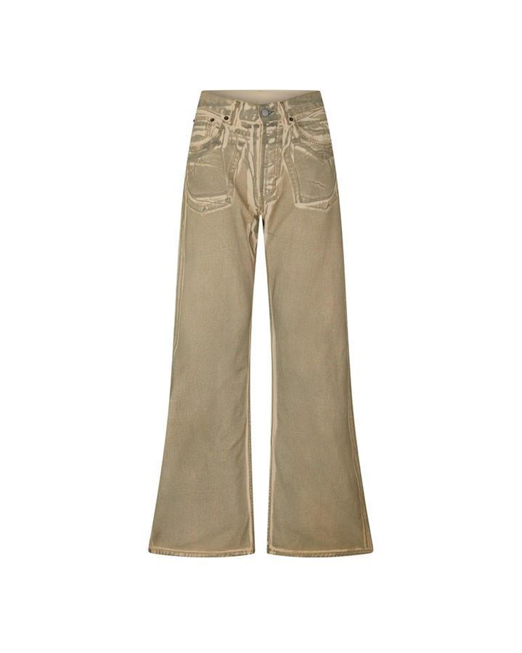 Acne Gray Wide Leg Jeans