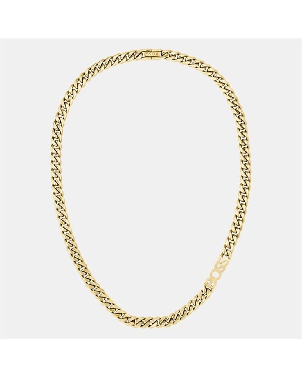Boss Metallic Gents Kassy Chain Necklace for men