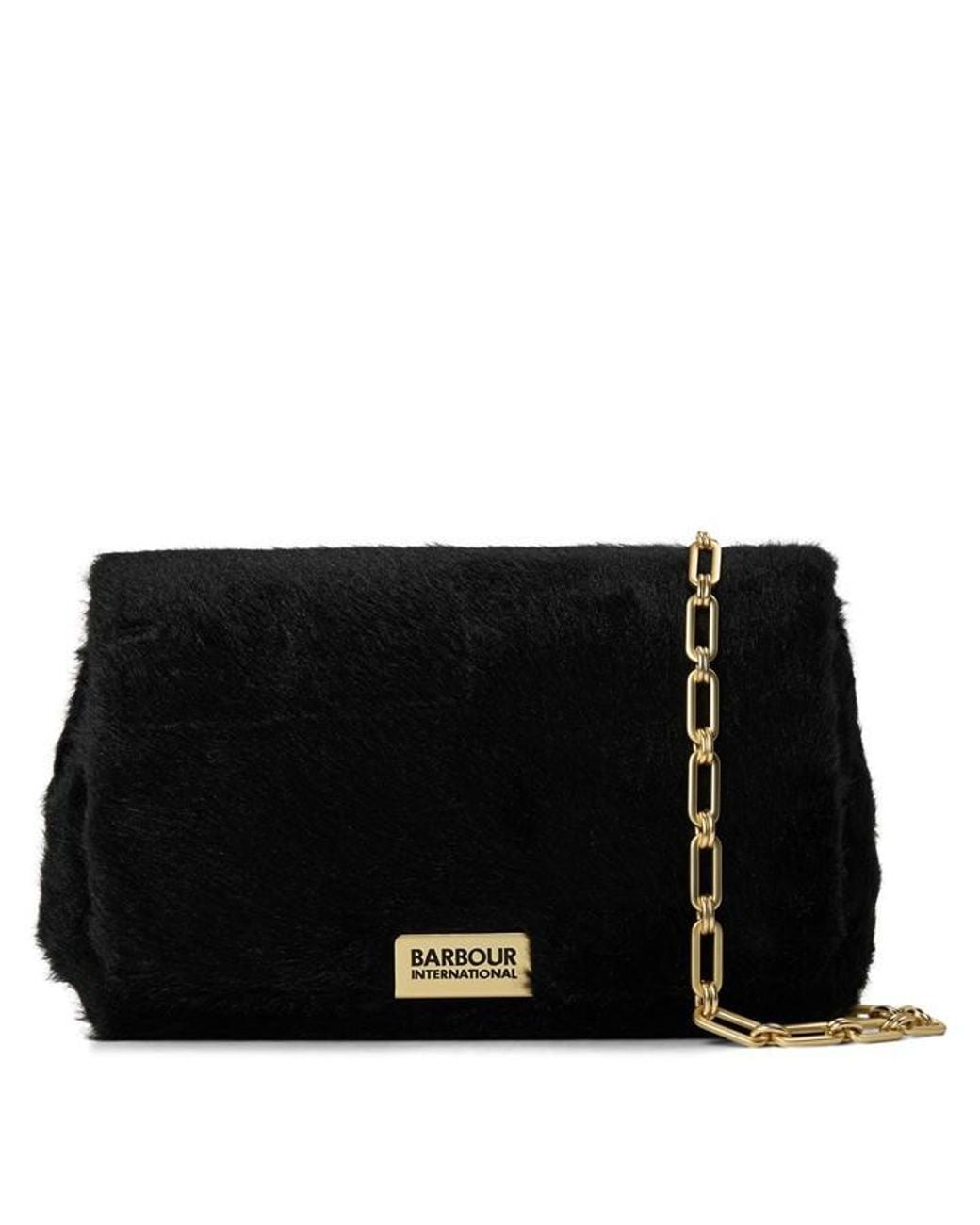 Barbour Black B.Int Faux Fur Xb Ba Ld64