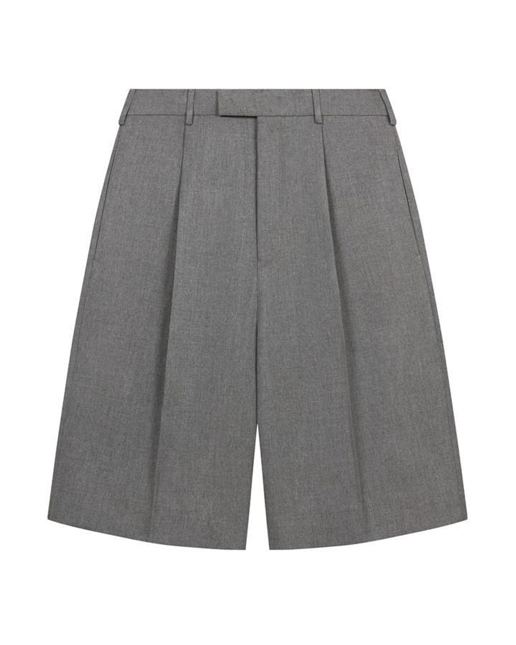 About Blank White Tailored Shorts for men