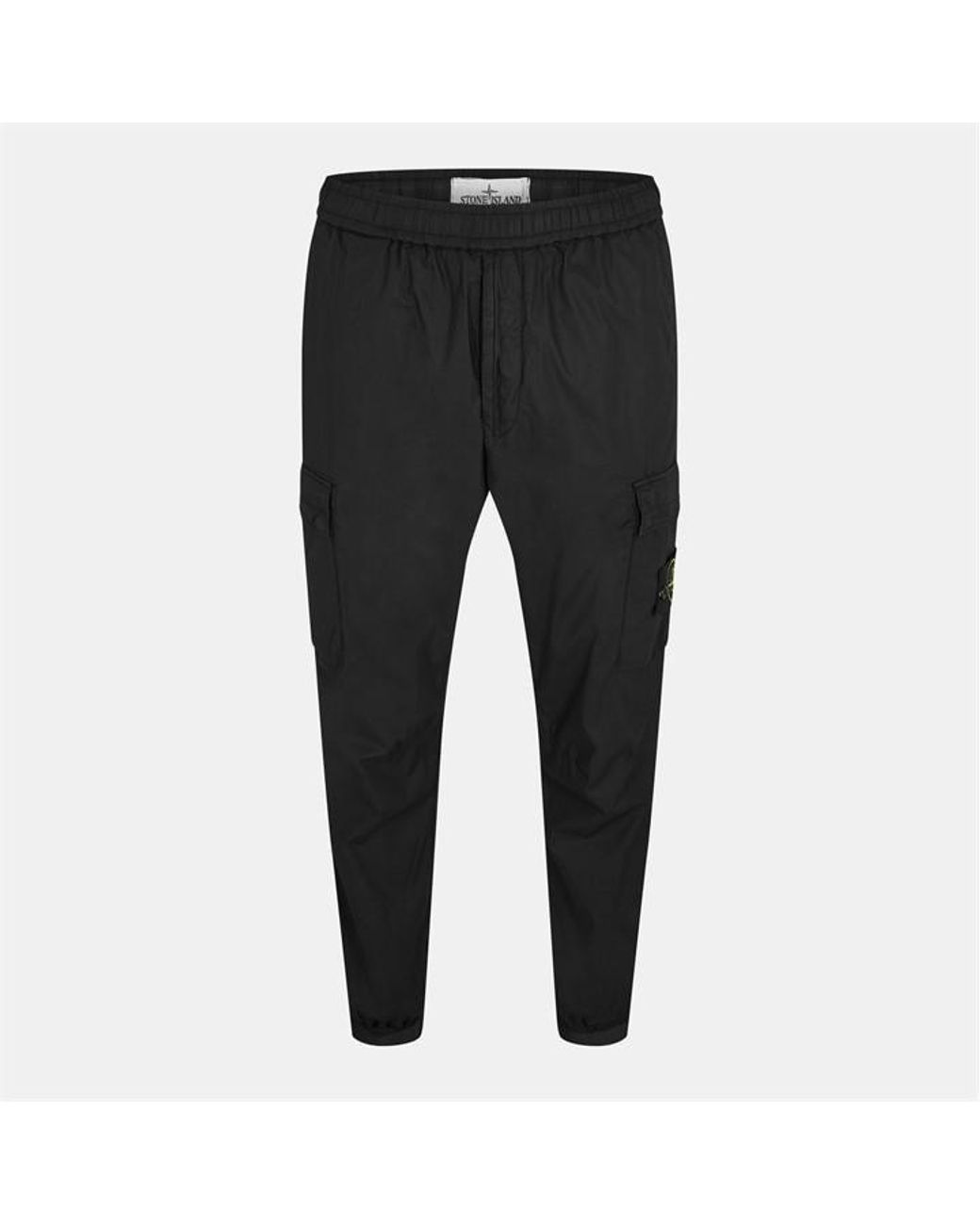 Stone Island Blue Tela Cargo Trousers for men