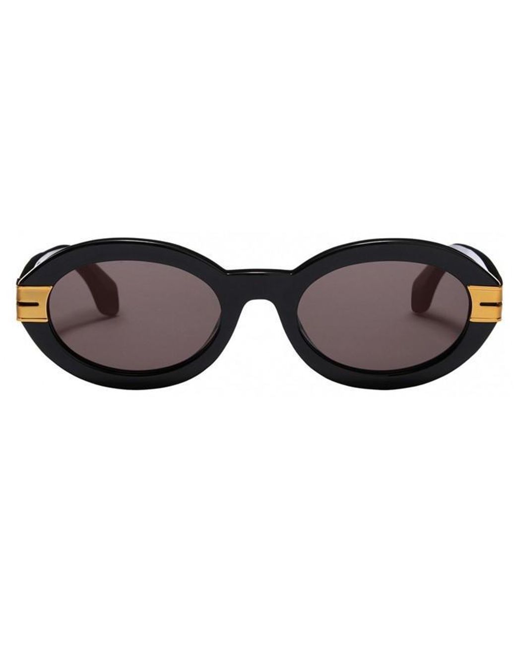 Palm Angels Black Miracle Cat Eye Sunglasses
