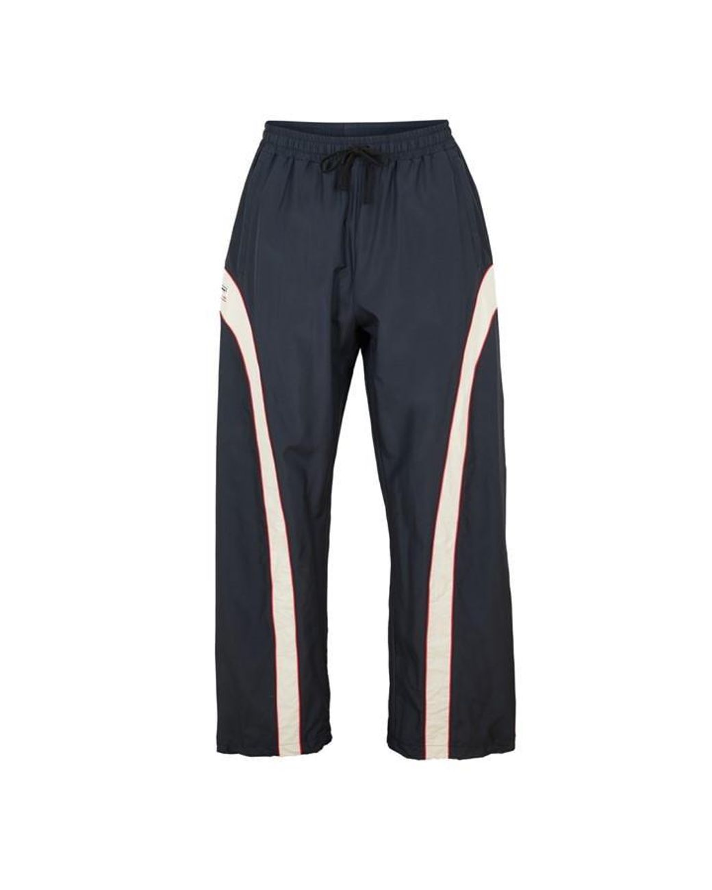 SUMMER GAMES Blue Contrast Track Open Hem Woven Tracksuit Jogger for men