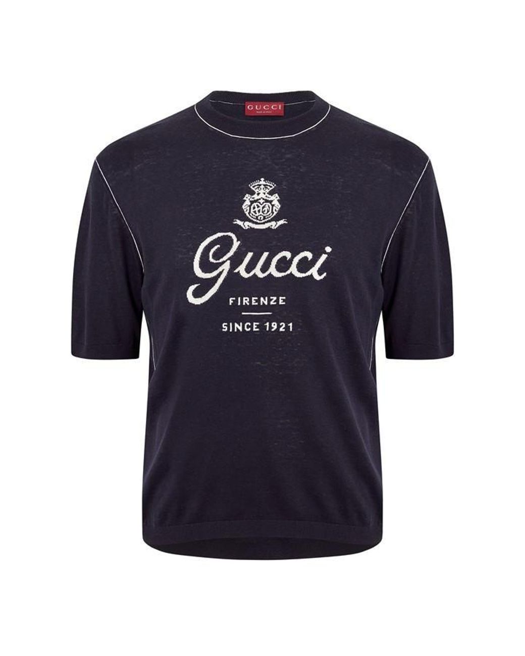 Gucci Blue Ss Crew Wool Sn61 for men