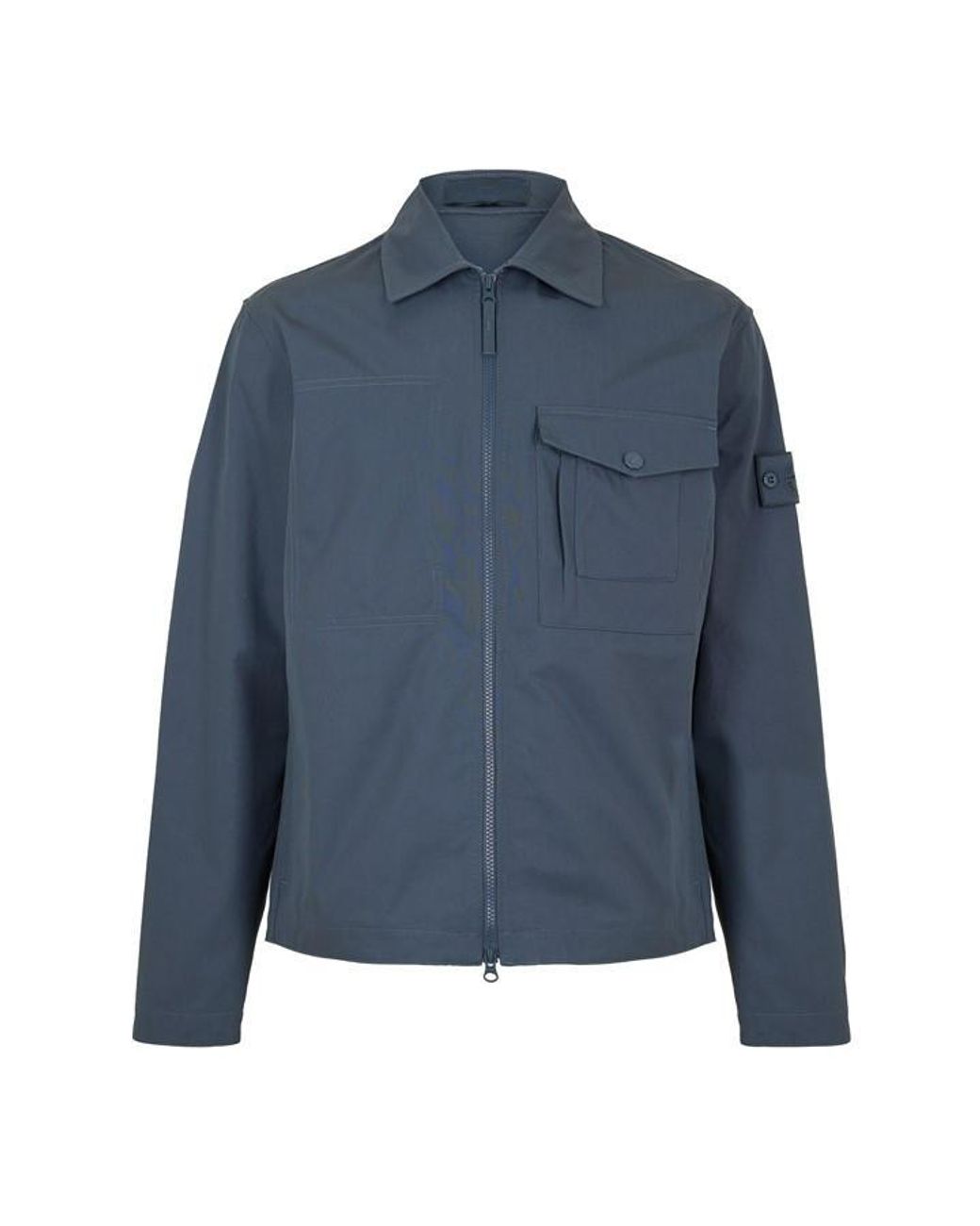 Stone Island Ghost Blue Gh Overshirt for men