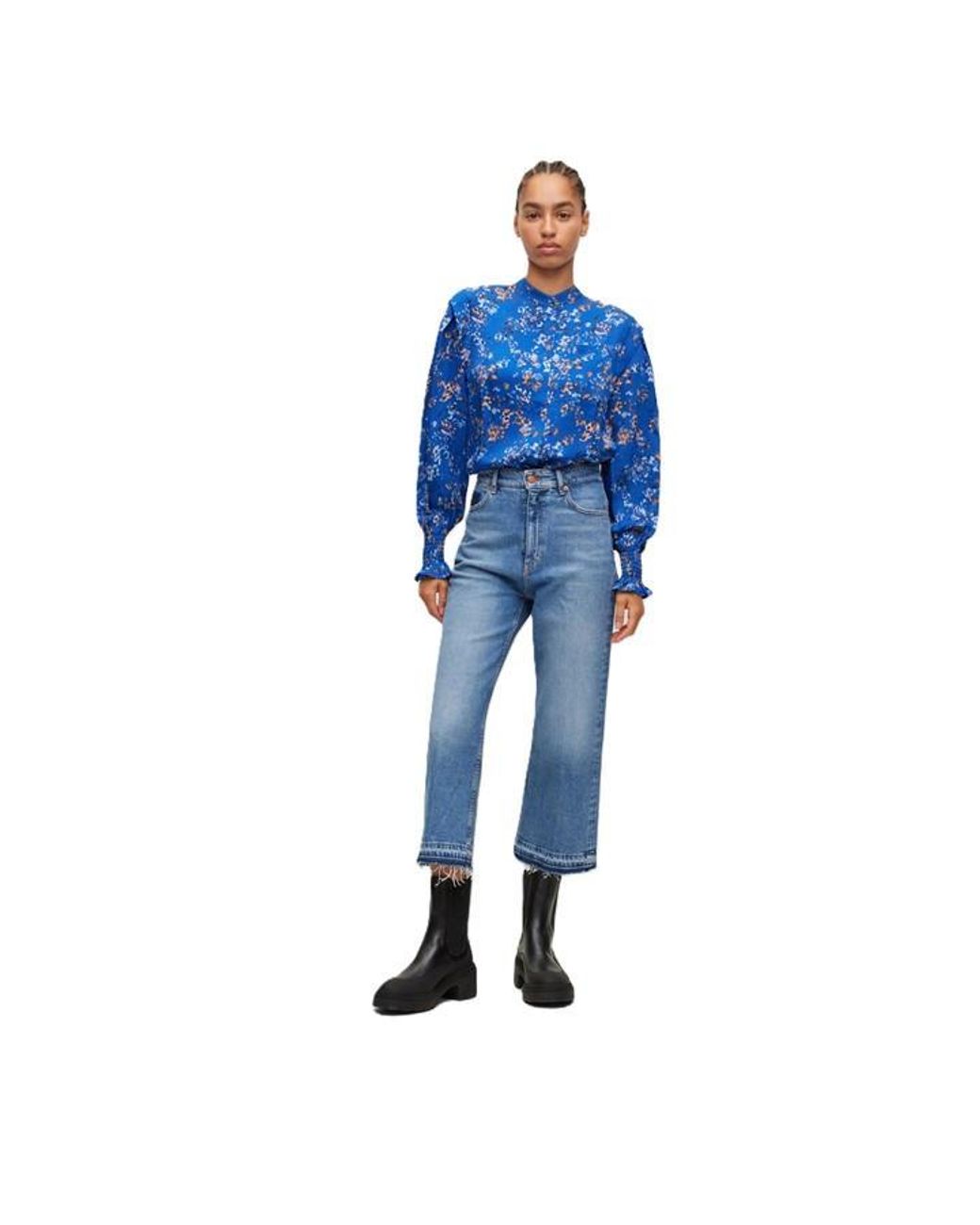 Boss Blue C Blasi Long Sleeve Long Blouse