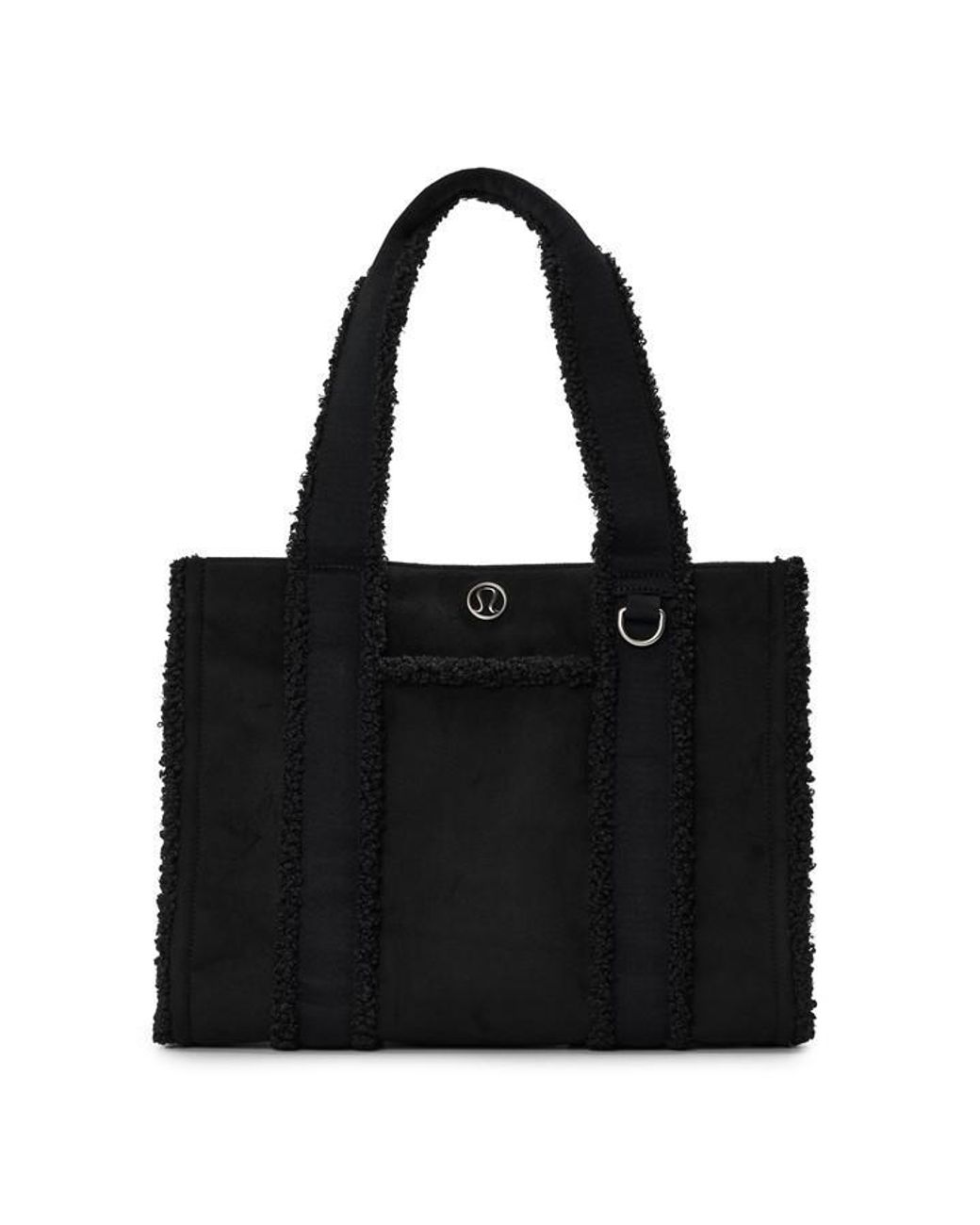 lululemon athletica Black Llm Shearling Tote Ld61