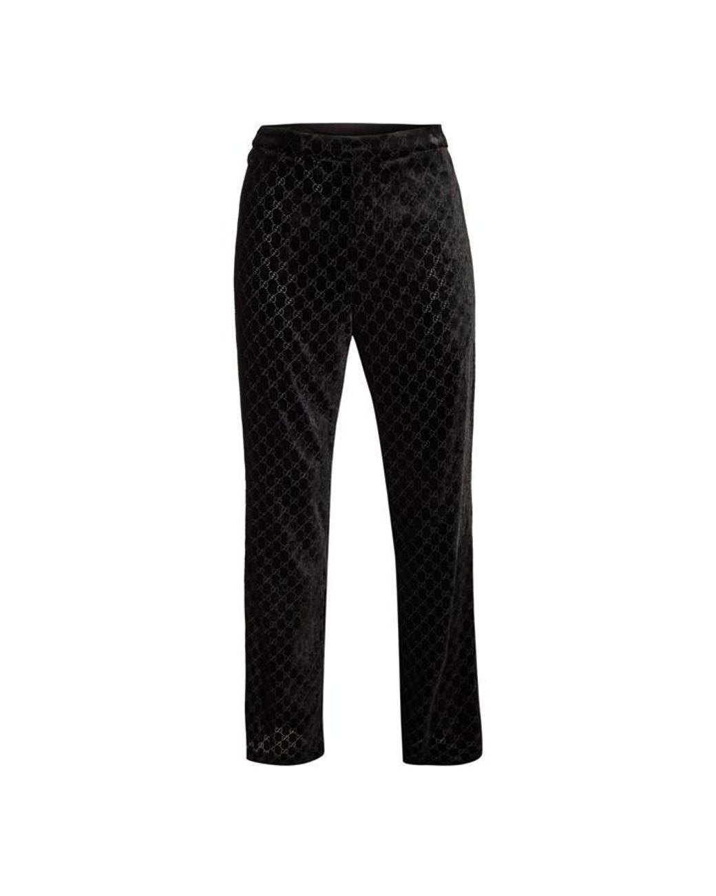 Gucci Black Straight Leg Trousers for men