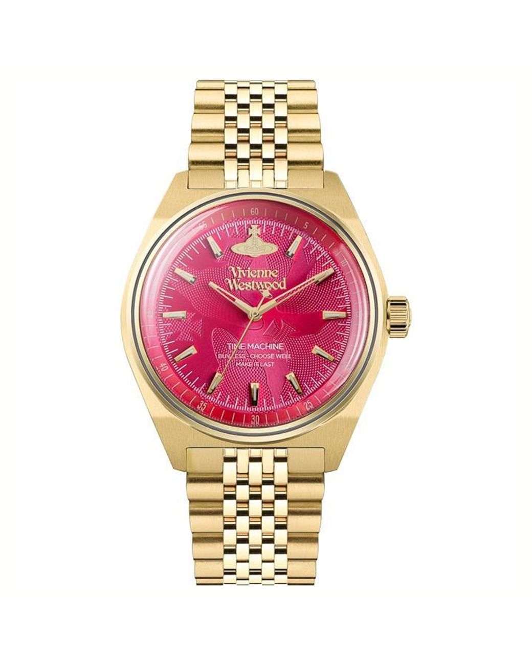 Vivienne Westwood Pink Saturn Orb Lady Sydenham Watch