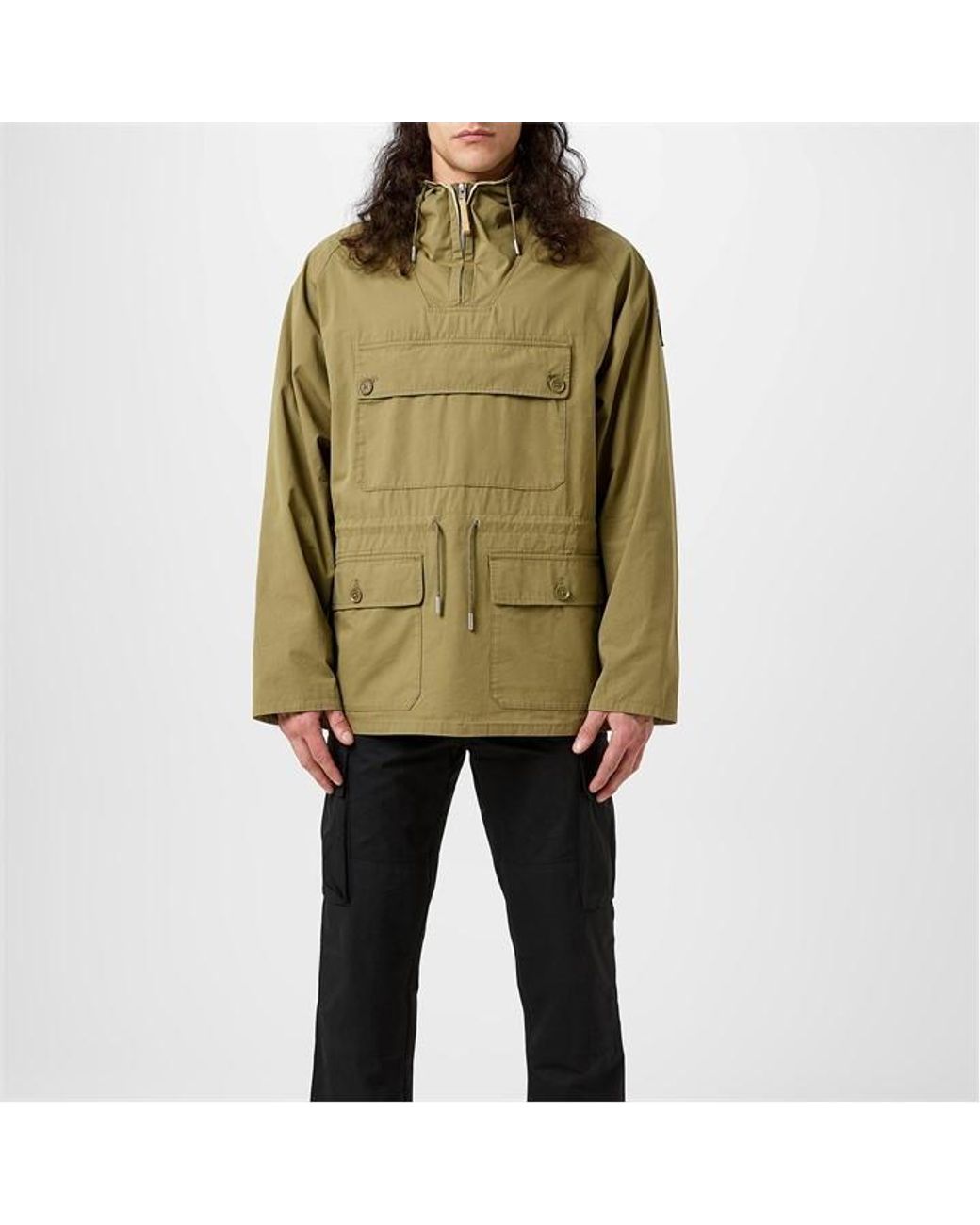 Belstaff Dalesman Smock Jacket in Green for Men Lyst UK