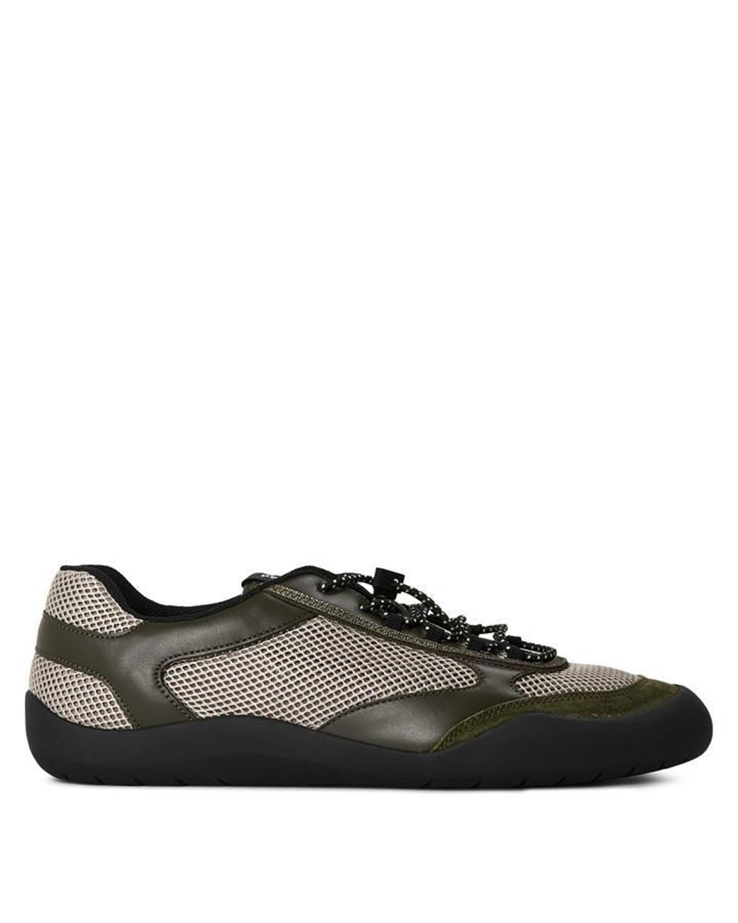 Prada Black Speedrock Mesh Low-Top Trainers for men