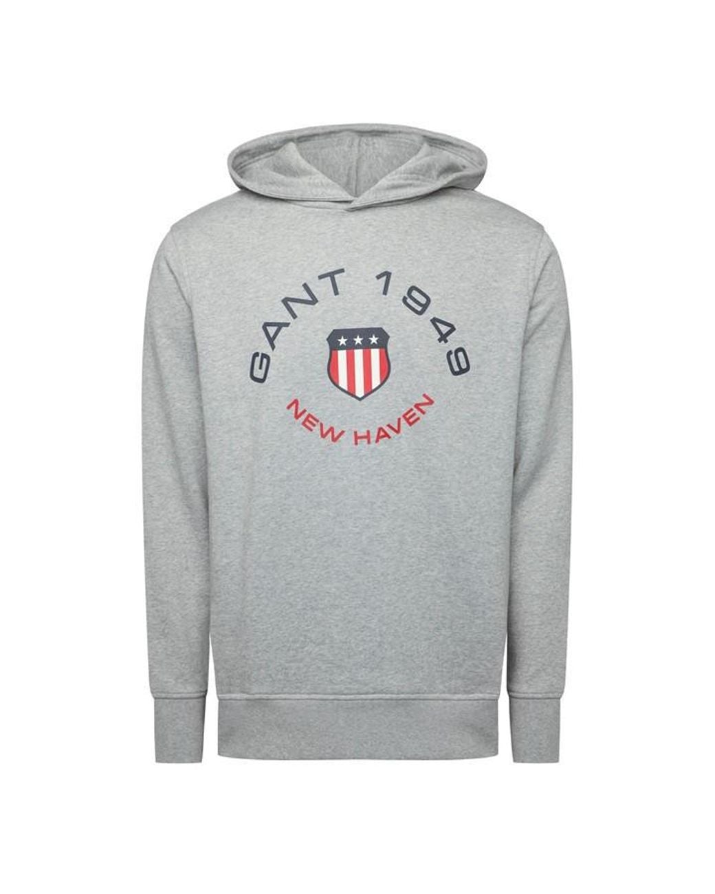 Gant Gray Graph Sweat Hoody for men