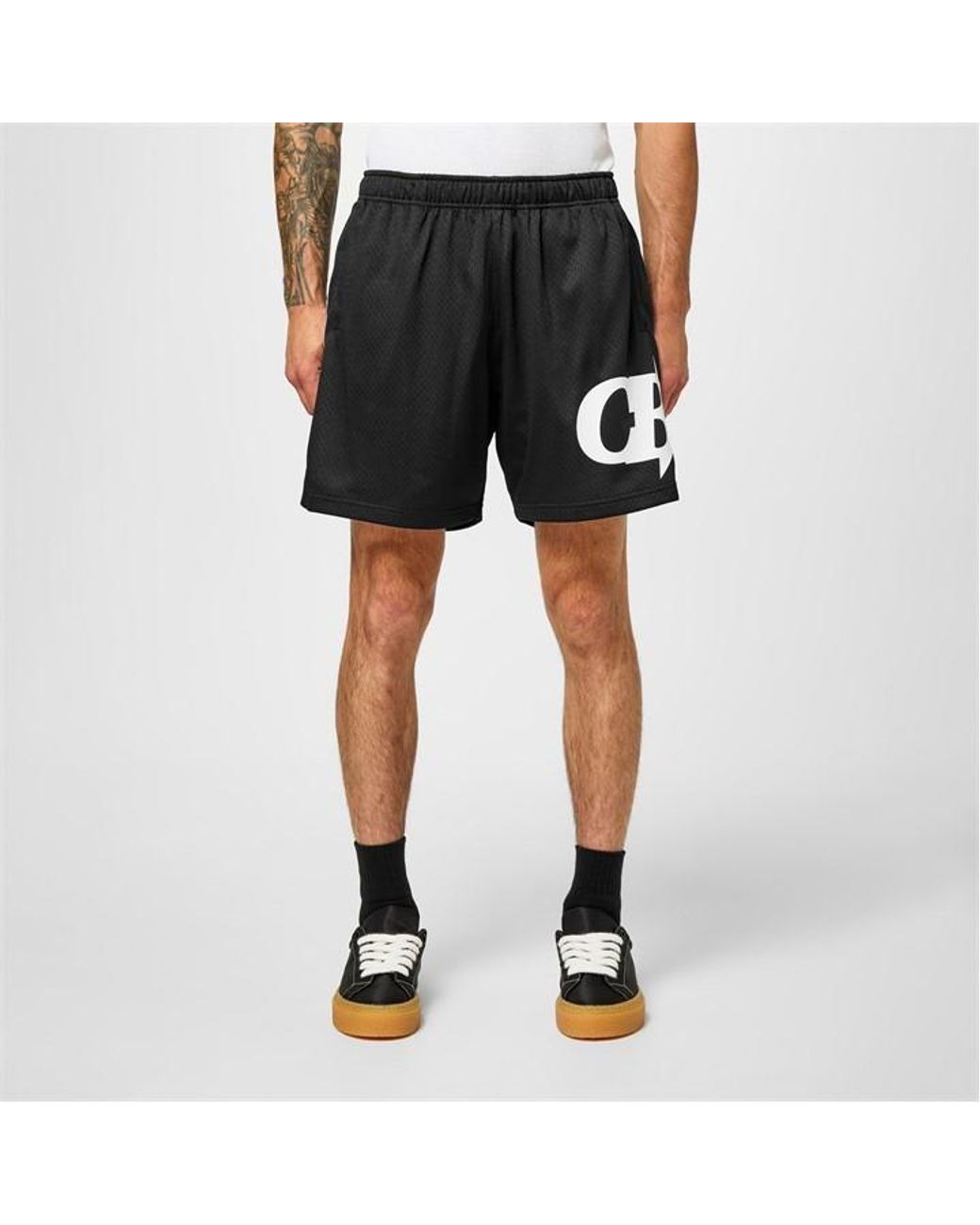Cole Buxton Star Mesh Shorts in Black for Men Lyst UK