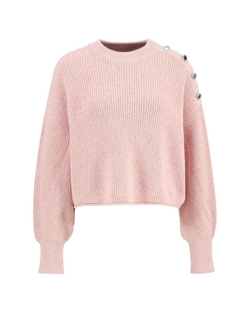 Barbour Pink Alexis Crew-Neck Jumper