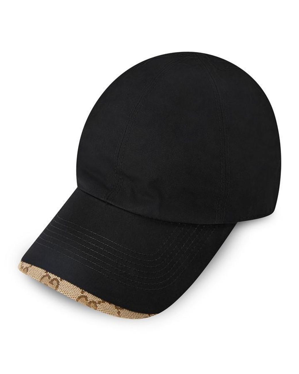 Gucci Black Visor Cap Sn64 for men