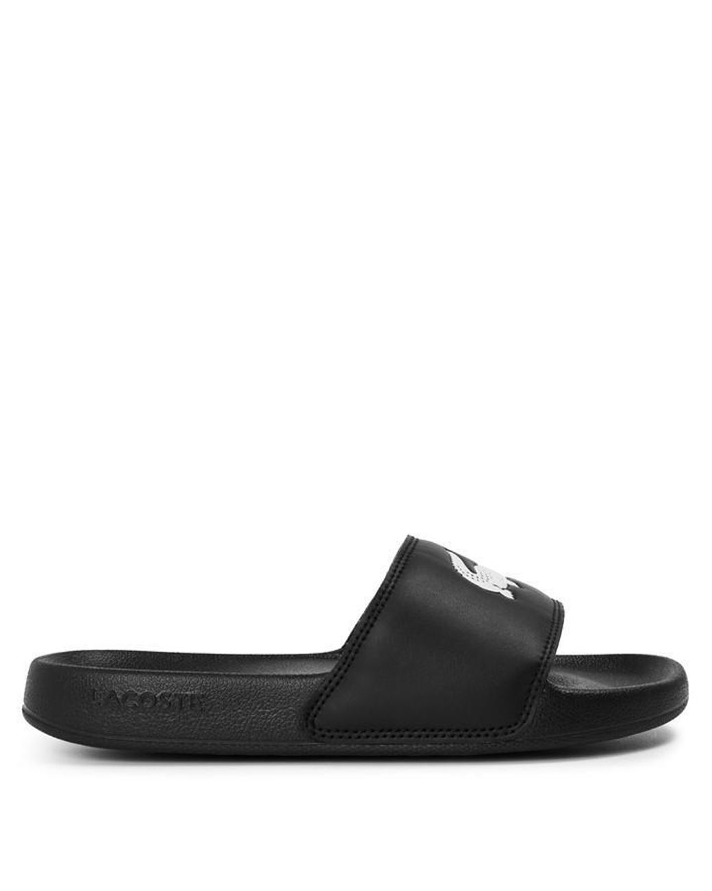 Lacoste White Serve Sliders