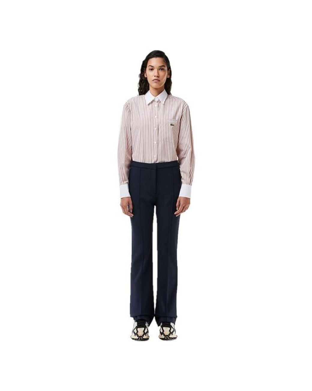 Lacoste Blue Flared Trousers for men