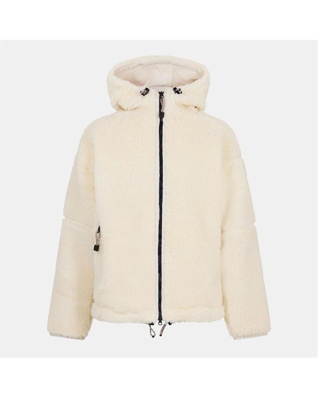 Napapijri Natural Napa Insulated Streamlined Fit Sherpa Jacket for men