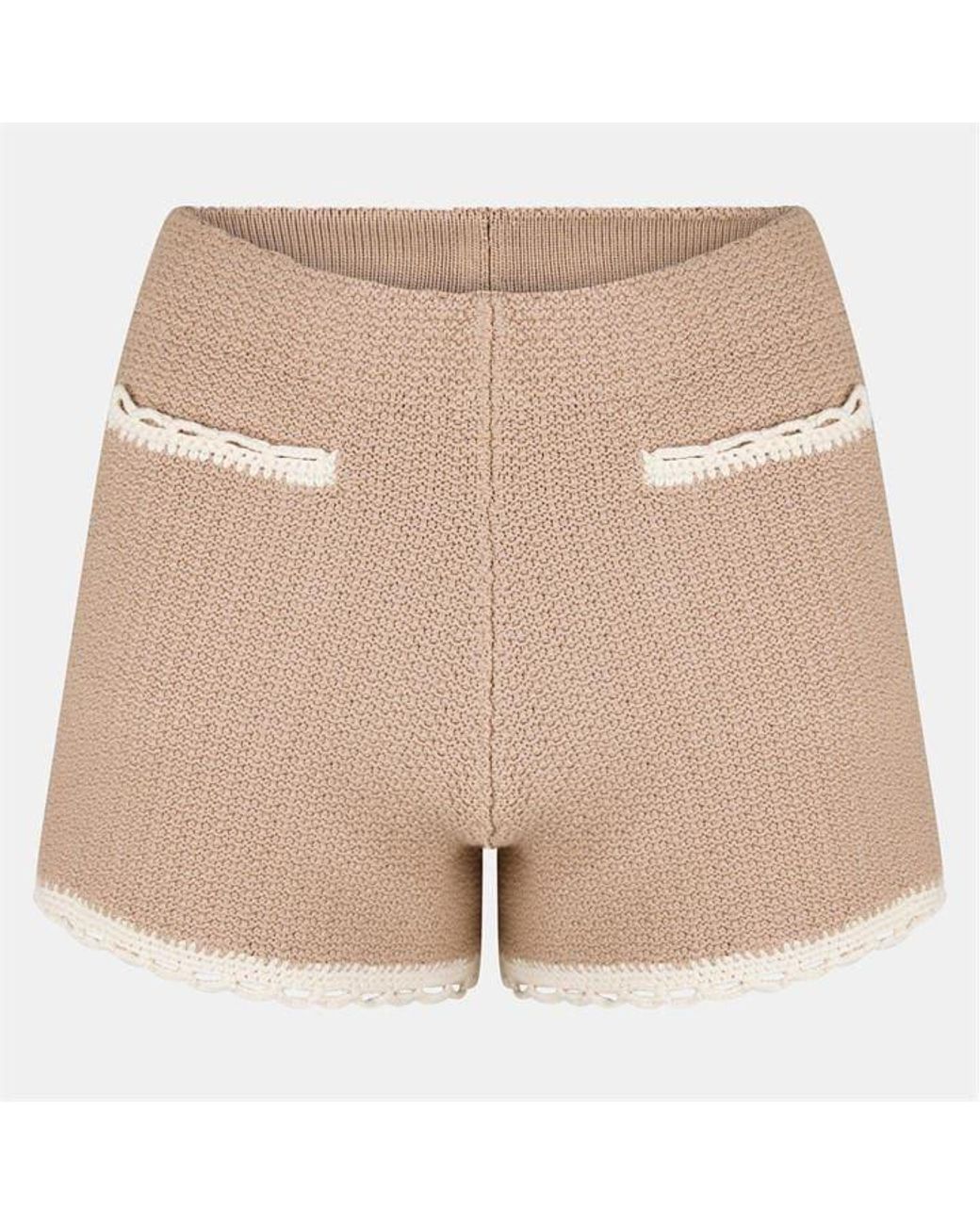 Posse Natural Willow Knitted Shorts