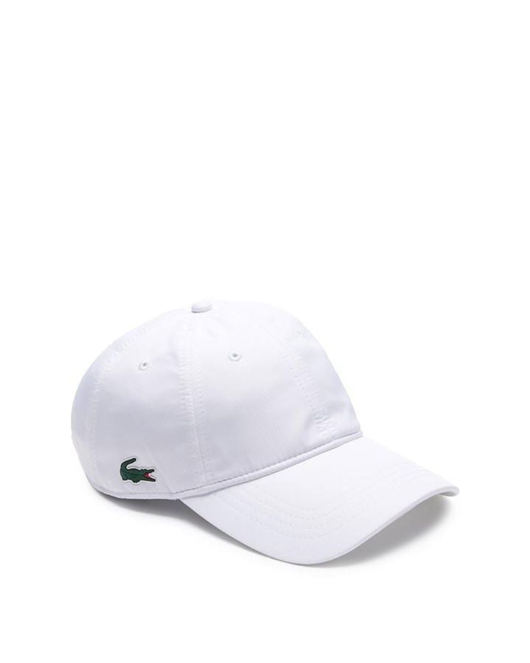 Lacoste White Baseball Cap for men
