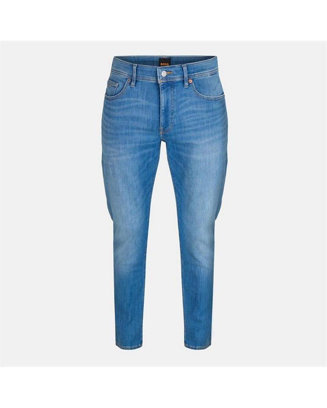 Boss Blue Delaware Slim Fit Jeans for men