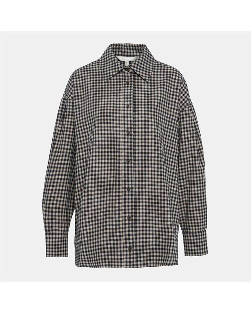 Barbour Gray Adaline Linen Shirt