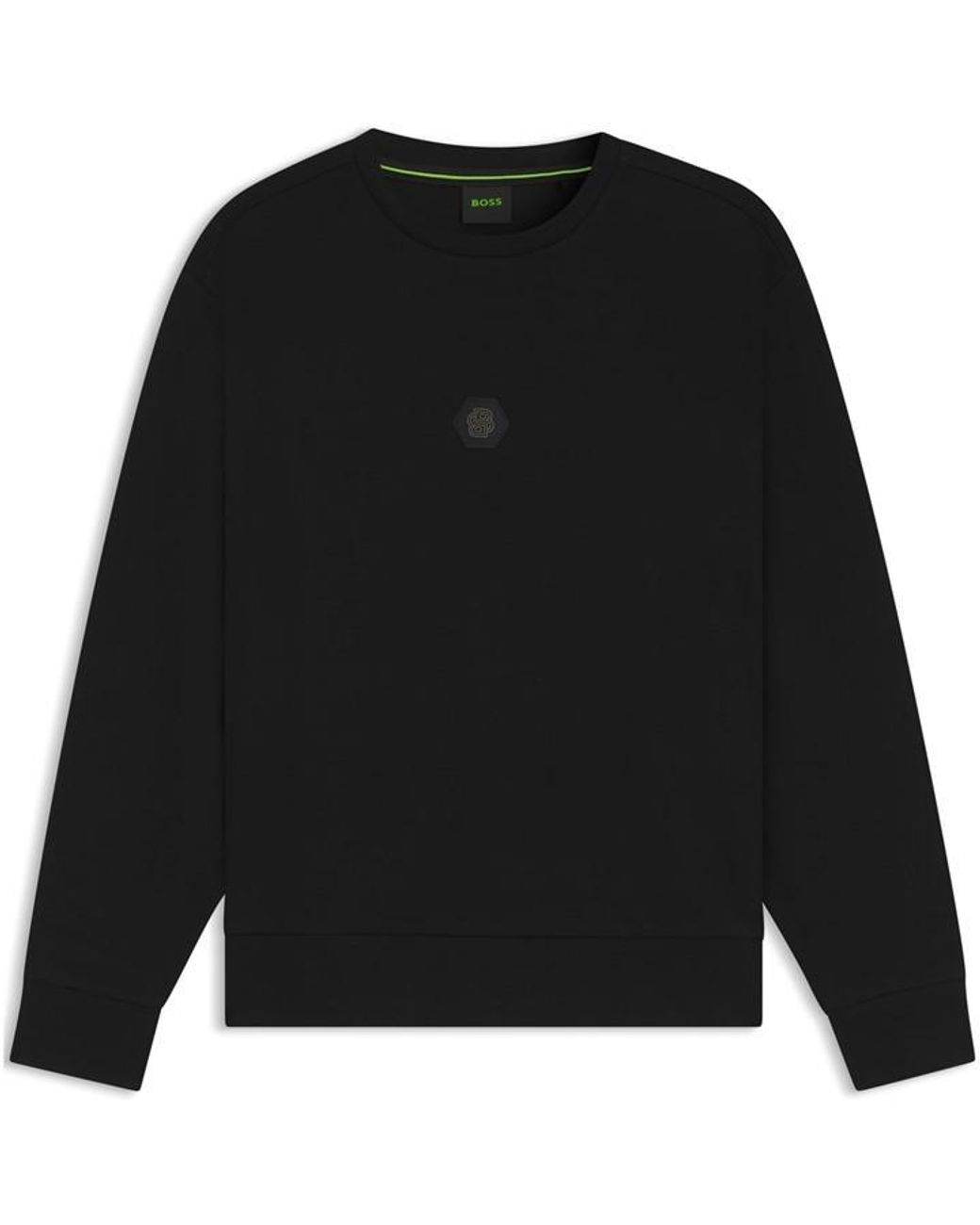 Boss Black Logo Crewneck Jumper for men