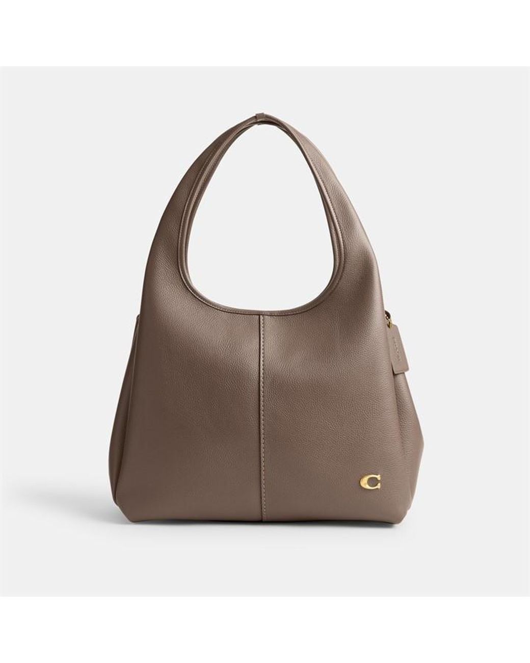 COACH Brown Lana Large Tote Bag
