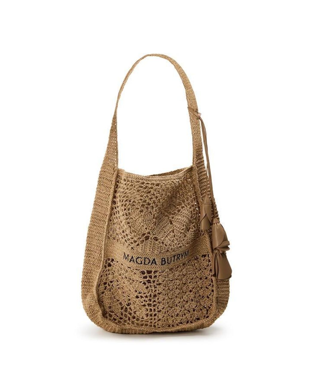 Magda Butrym Brown Tote Crochet Bag