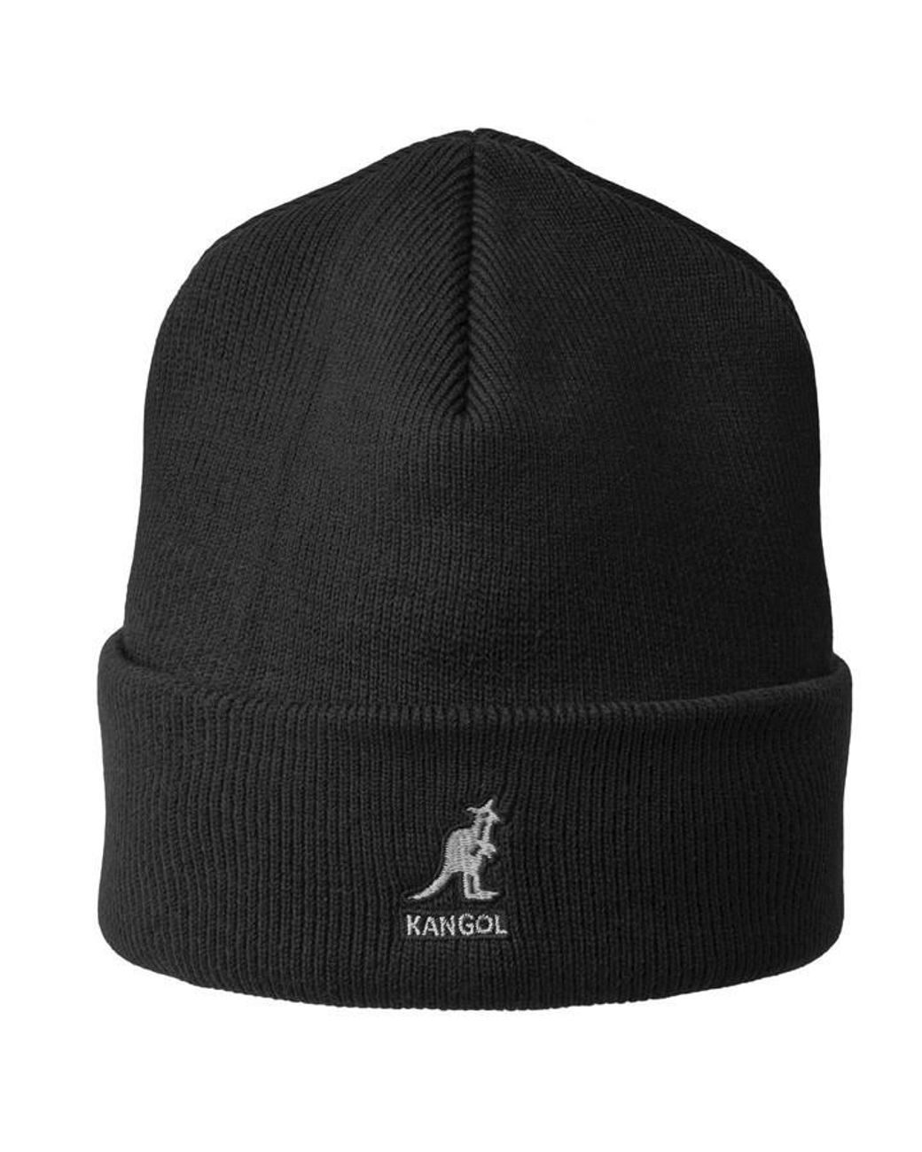 Kangol Black Adults Acrylic Beanies