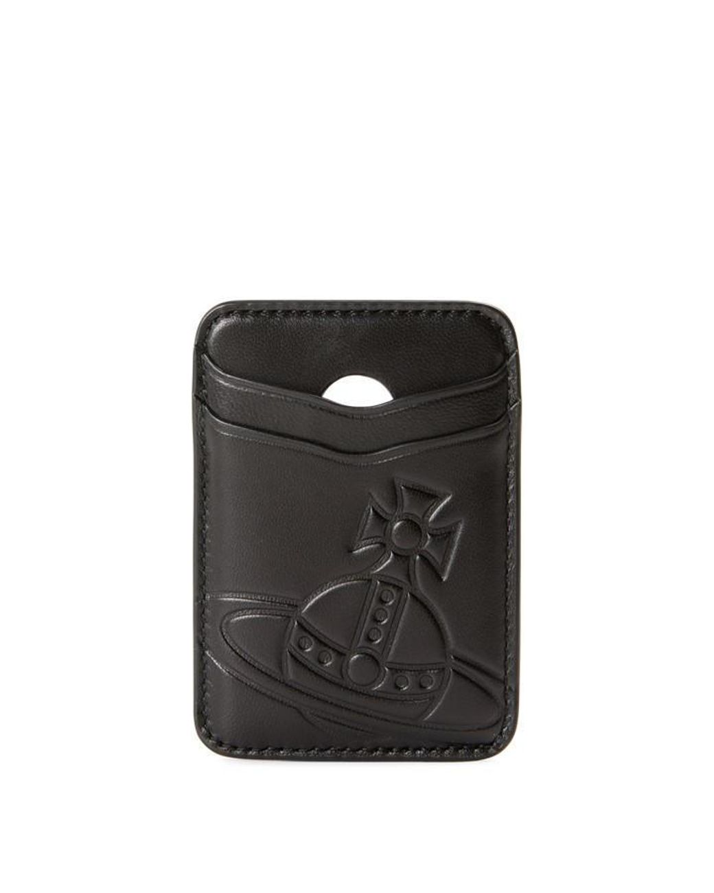 Vivienne Westwood Black Viv Magnet Card Sn64 for men