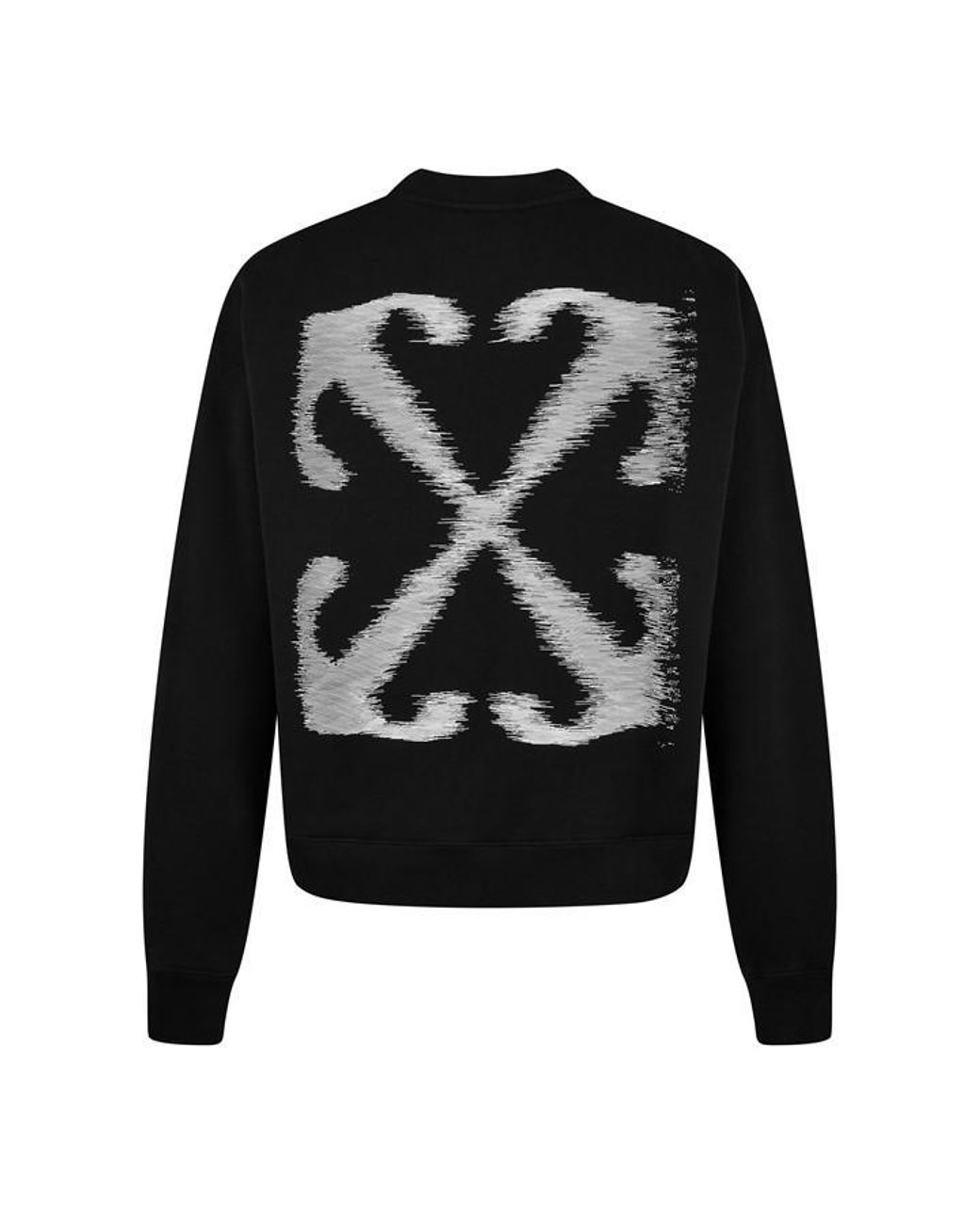 Off-White c/o Virgil Abloh Black Arrow Cotton Long Sleeve Crew Sweatshirt for men