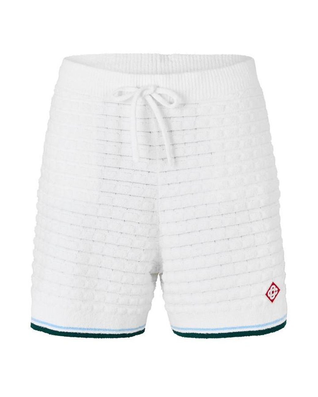 Casablanca White Casa Boucle Short Sn63 for men