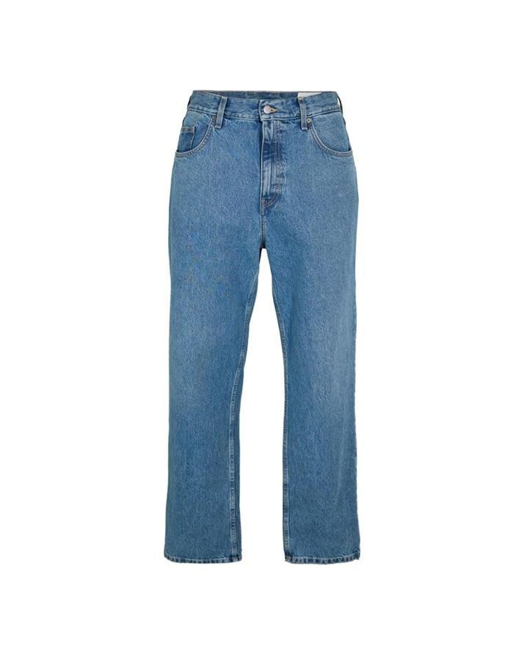 Axel Arigato Blue Zine Relaxed Wide Leg Jeans for men