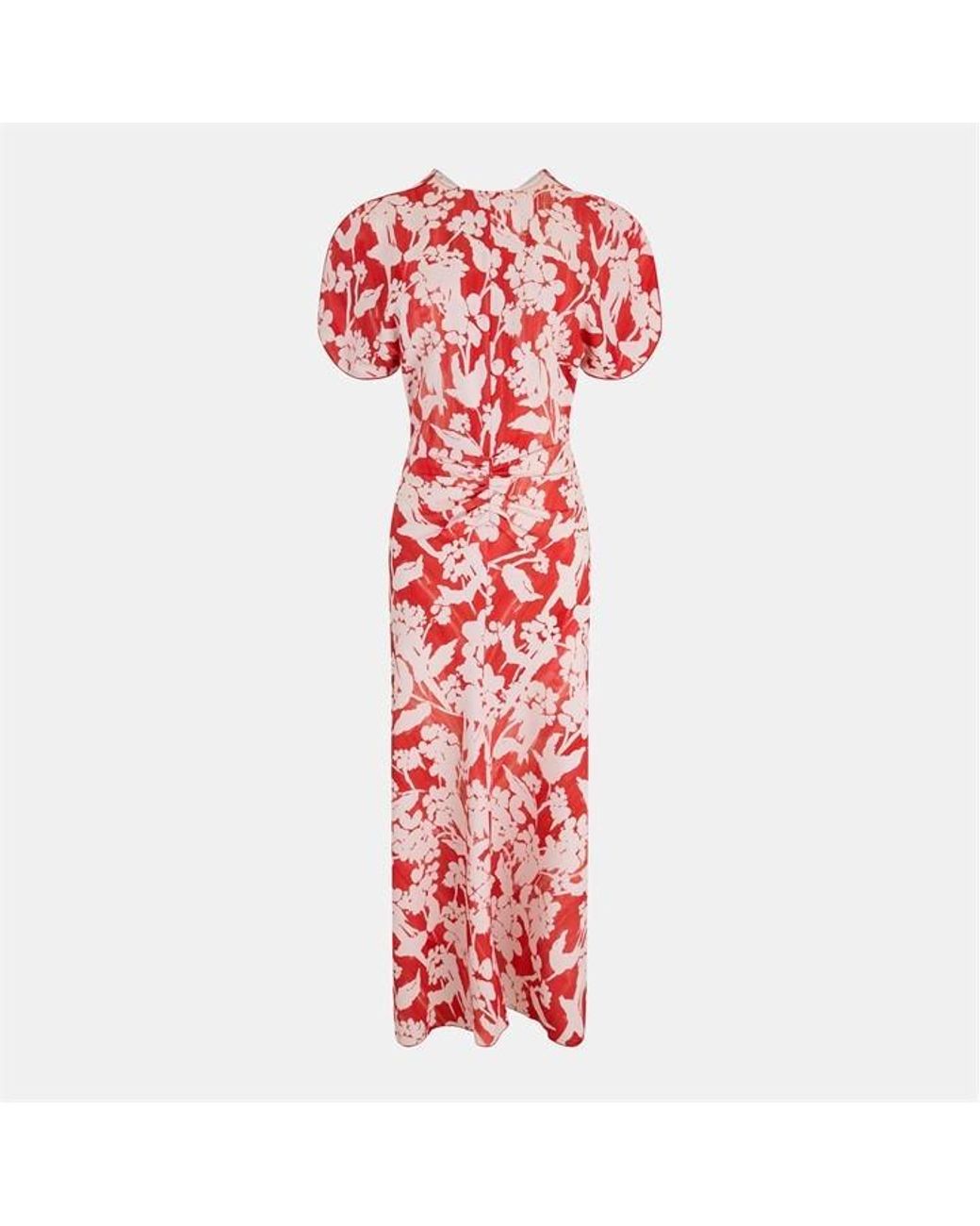 Victoria Beckham Gathered Midi Dress