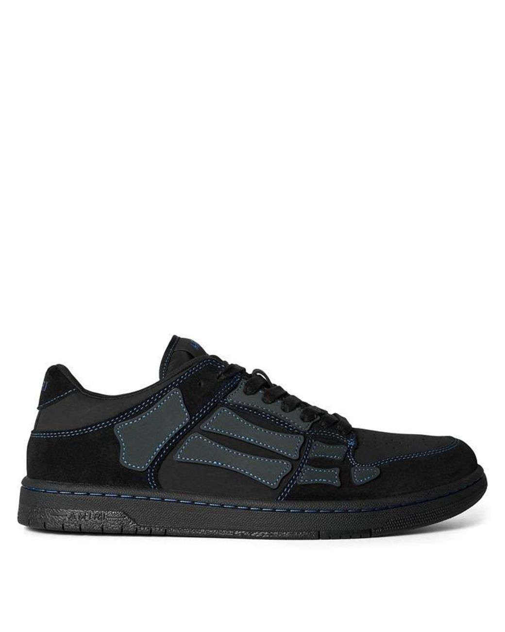 Amiri Blue Skeleton Top Low Trainers for men
