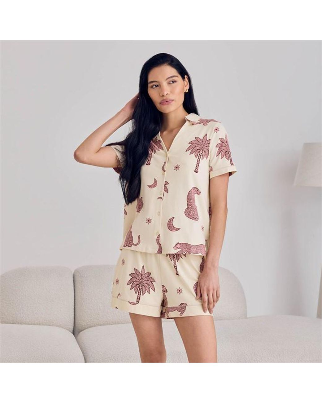 Chelsea Peers White Chelsp Cttn Ss Pj S Ld63