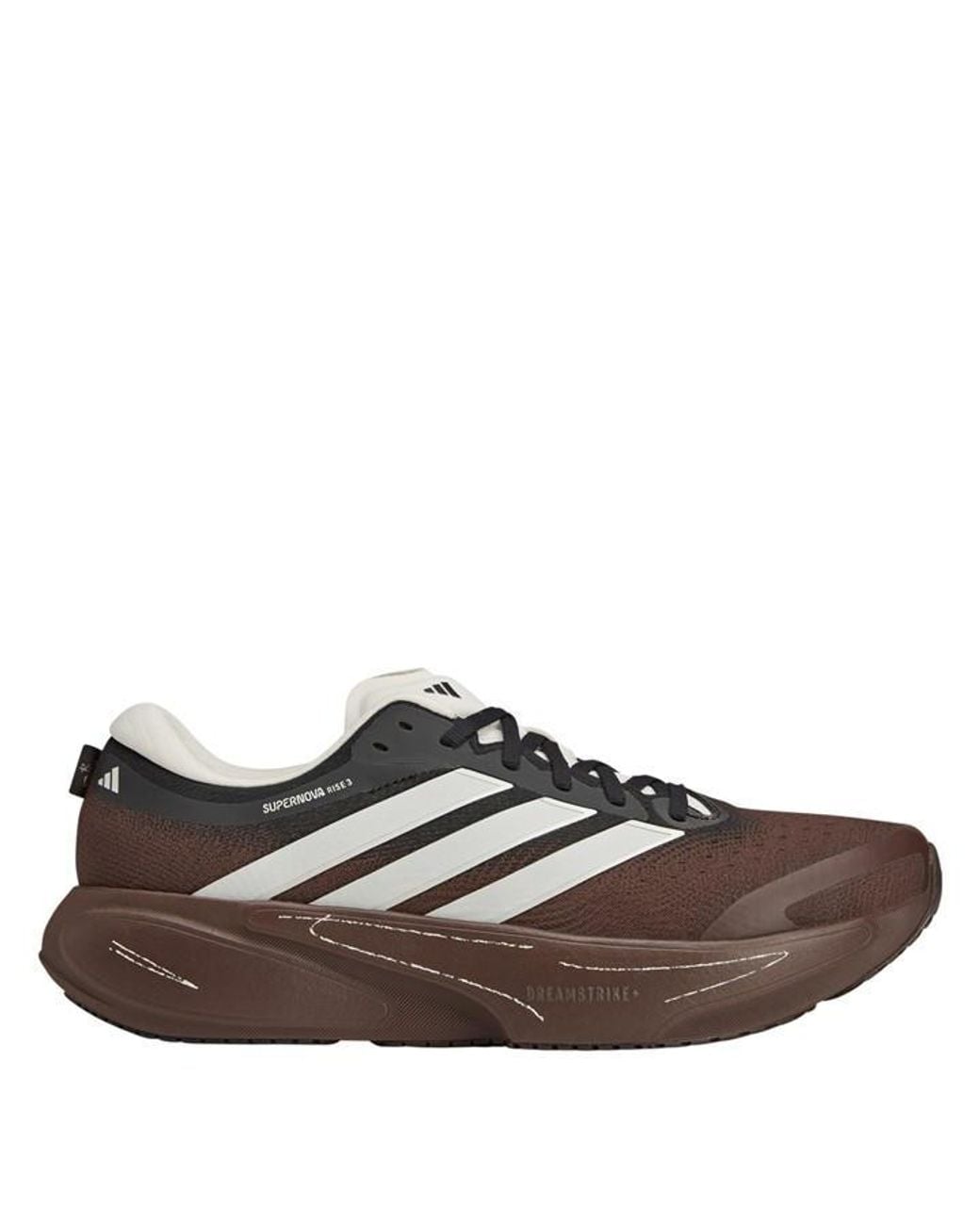 Adidas Brown Supernova Rise 3 Running Shoes for men