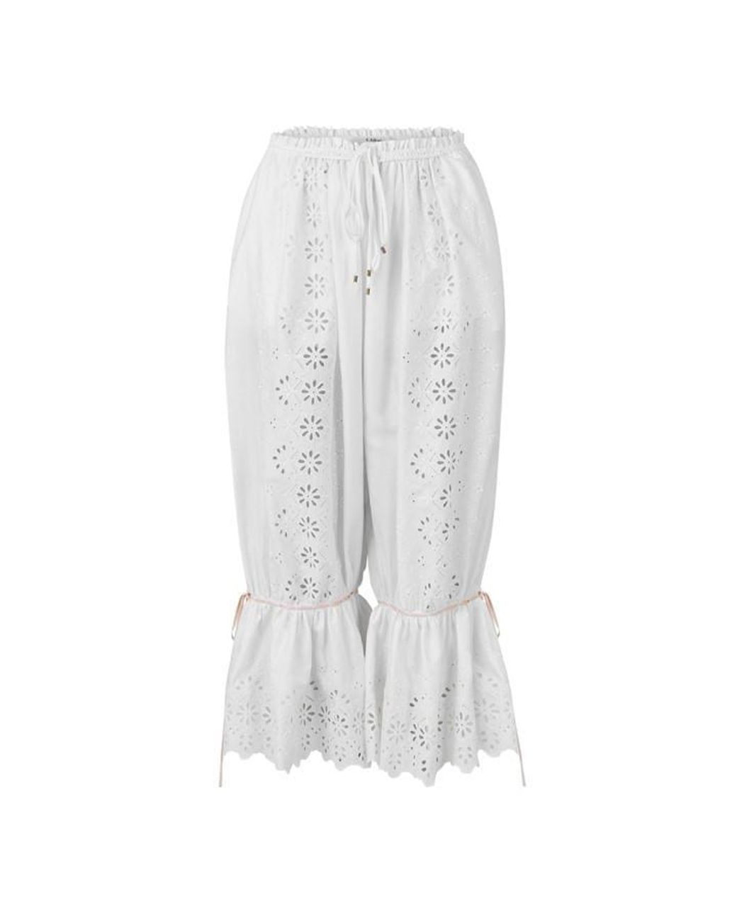 Chloé Gray Pa32 Wide Leg Trousers