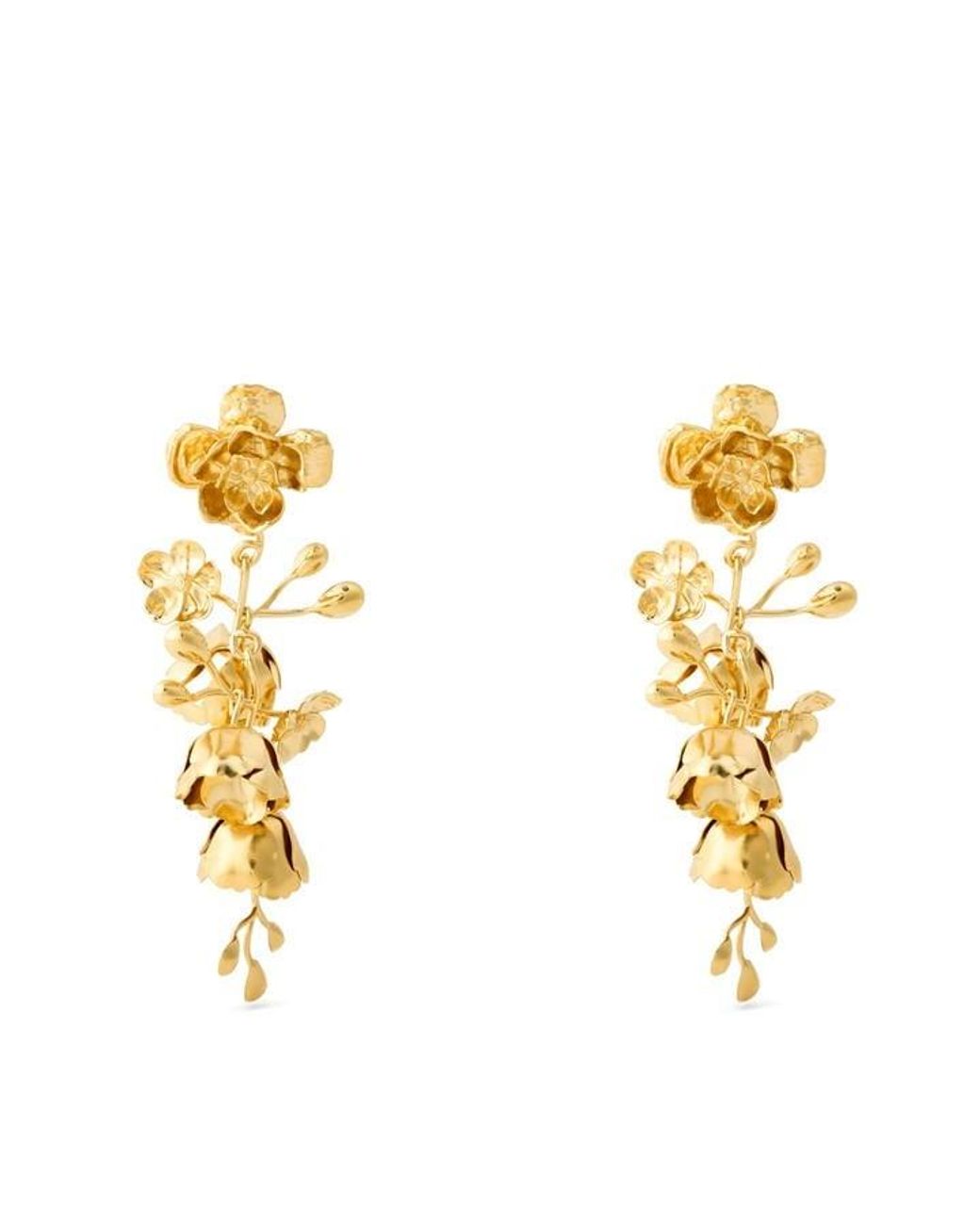 Chloé Metallic Statement Earrings